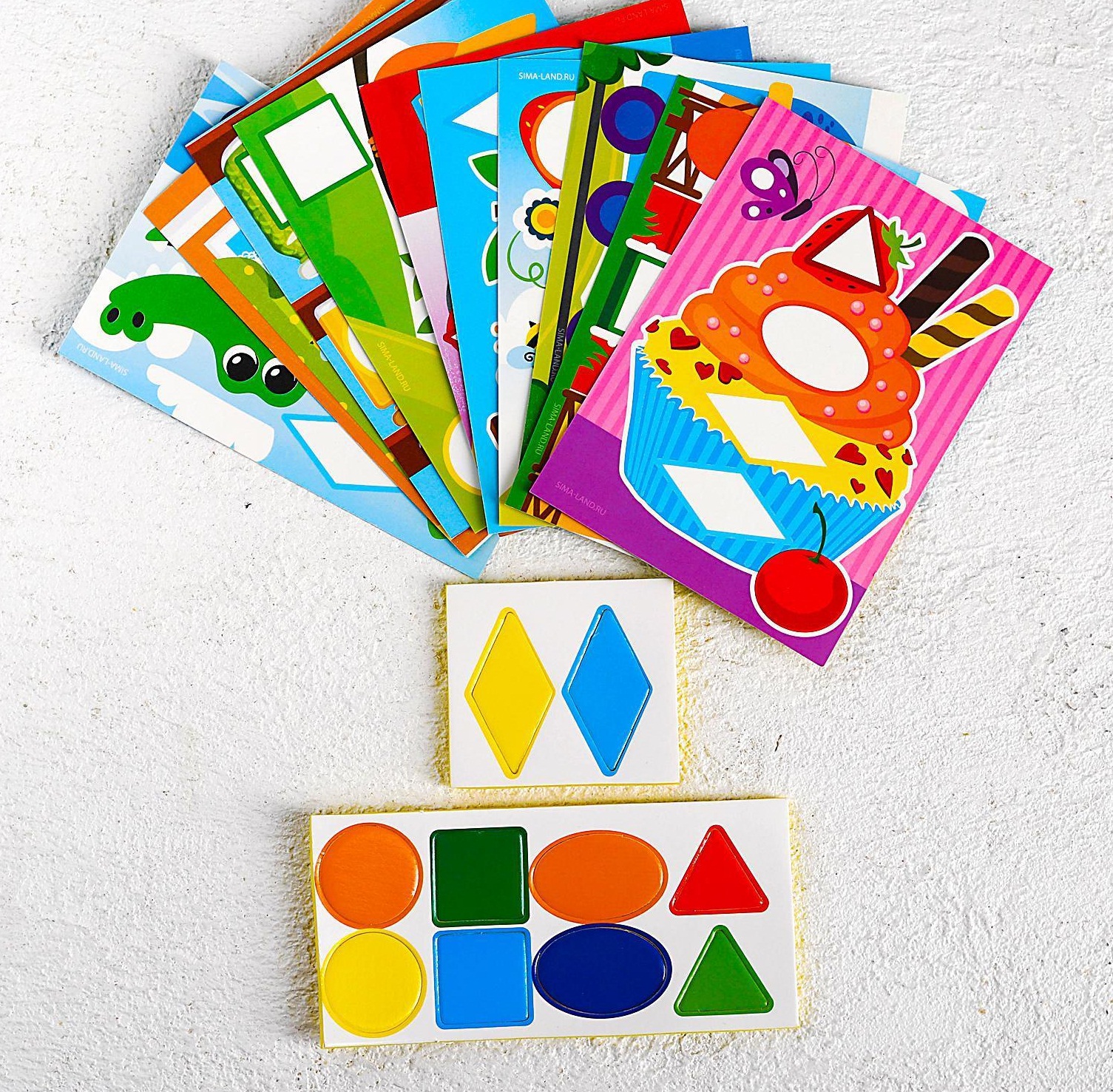 Мозаика для детей с шаблонами «Мир вокруг»