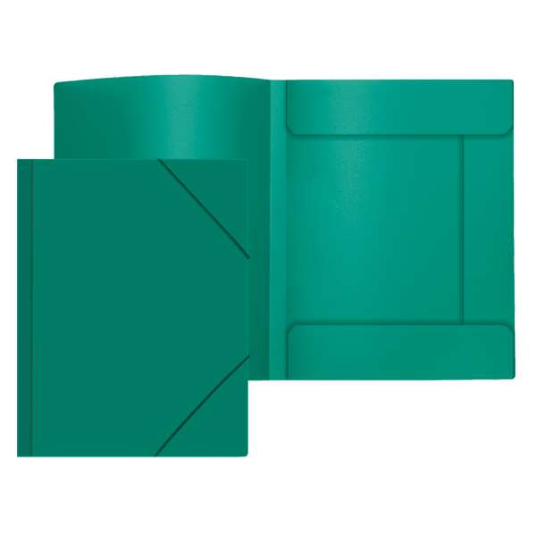 Папка на резинках А4 0,45/37мм зеленый ATTOMEX 3070401