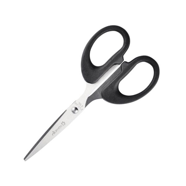 Ножницы 150мм пласт.симм.ручки черный е/п ATTOMEX 4091301