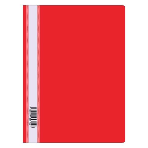 Скоросшиватель пласт мягкий б/перф А4 0,16мм с прозр. верхом "Classic" красный EXPERT COMPLETE 52890