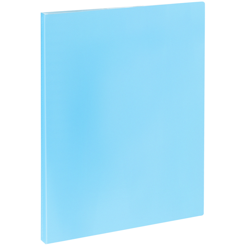 Папка с 40 вкладышами OfficeSpace, 21мм, 400мкм, синяя полупрозрачная
